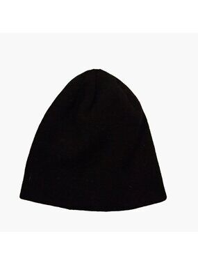 Weissman Black Knit Beanie Hat Youth One Size OS Ski Cap